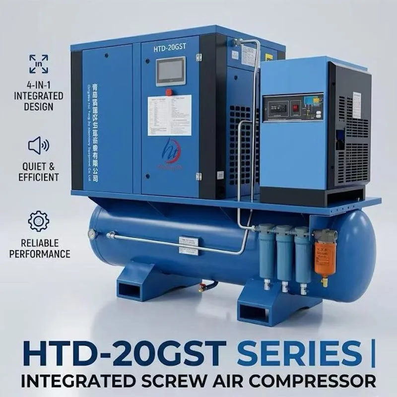 Keturi viename 15KW 16 barų oro kompresorius